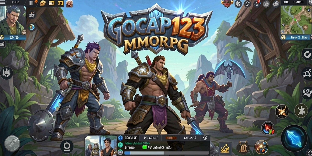 Tangkap layar menampilkan aksi seru dalam gameplay GOCAP123.
