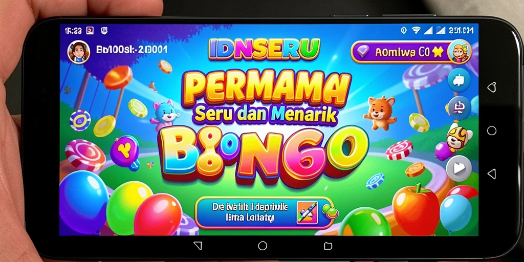 Tampilan gameplay seru Bingo di IDNSERU.