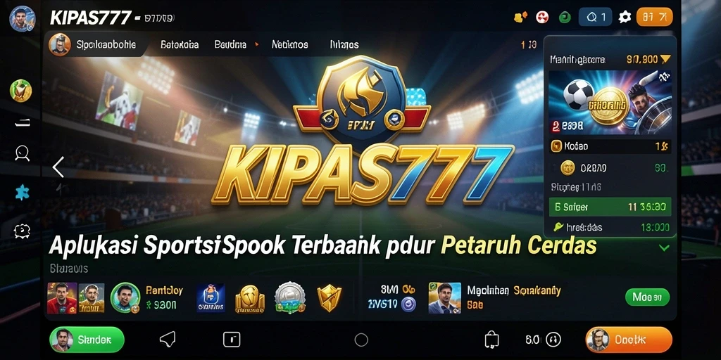 Tampilan antarmuka menarik dan fungsional untuk taruhan olahraga.