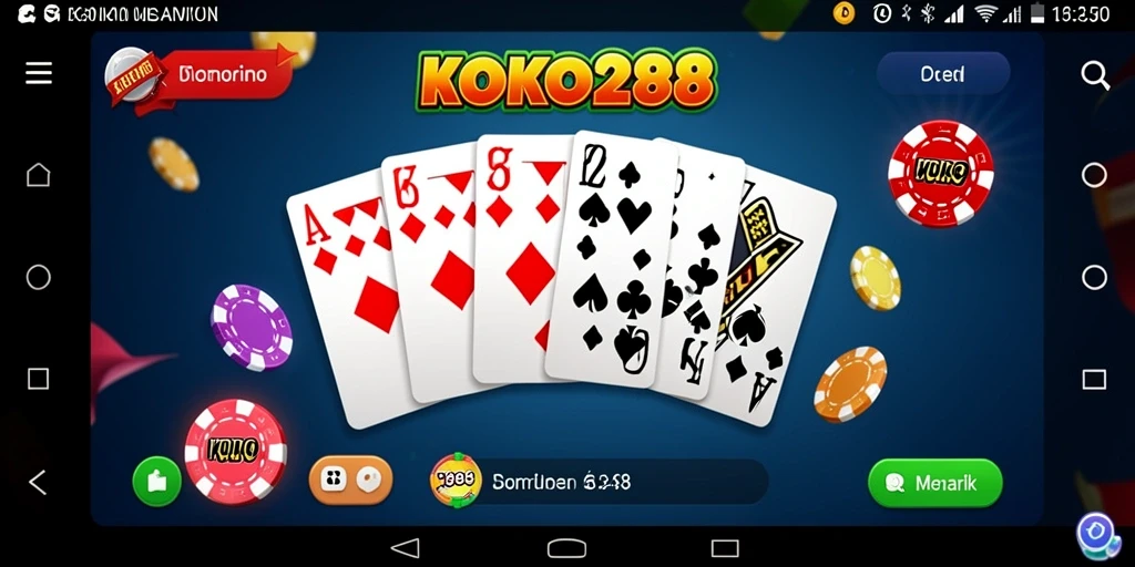 Tampilan menarik saat bermain Domino di KOKO288.