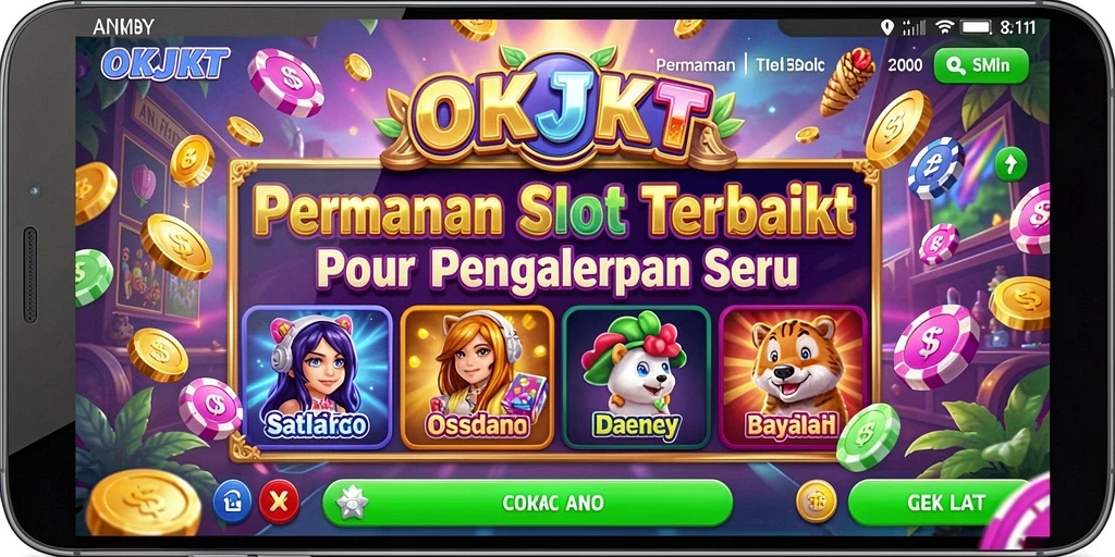 Tampilan menarik dari gameplay Slot di OKJKT yang mengajak Anda bermain.