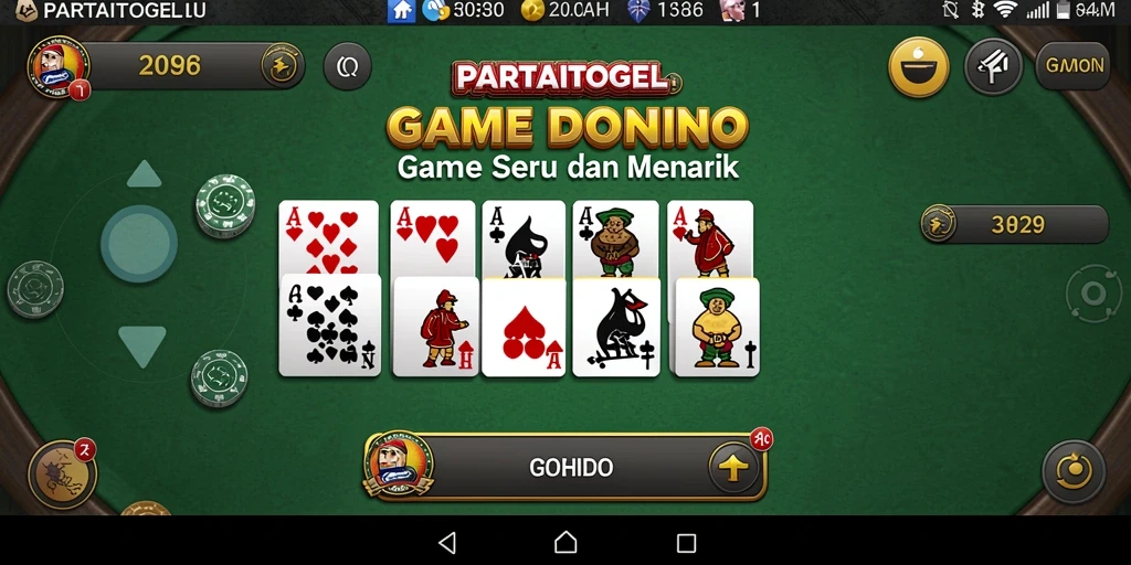 Tampilan gameplay seru dari PARTAITOGEL yang menarik.