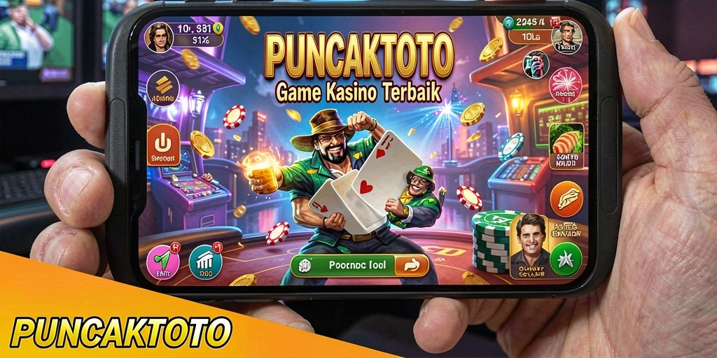 Tampilan gameplay PUNCAKTOTO yang menarik dan interaktif dalam Kasino.