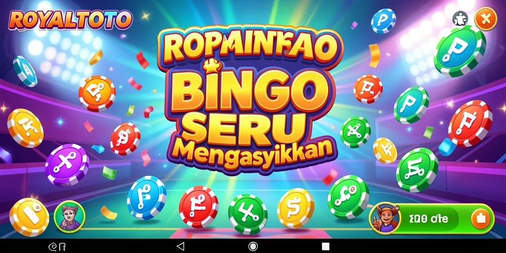 Tampilan permainan Bingo yang menarik dan penuh warna.