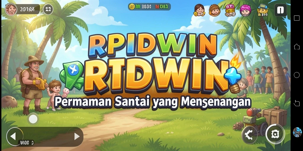 Tampilan gameplay RPIDWIN yang menarik dan ceria.