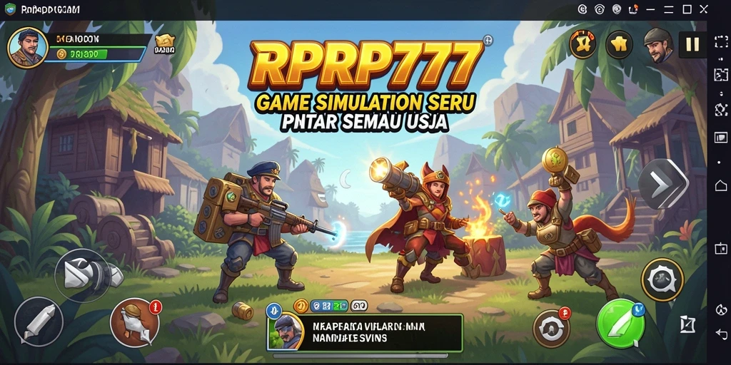 Tampilan gameplay RPRP777 yang mendebarkan dan interaktif.