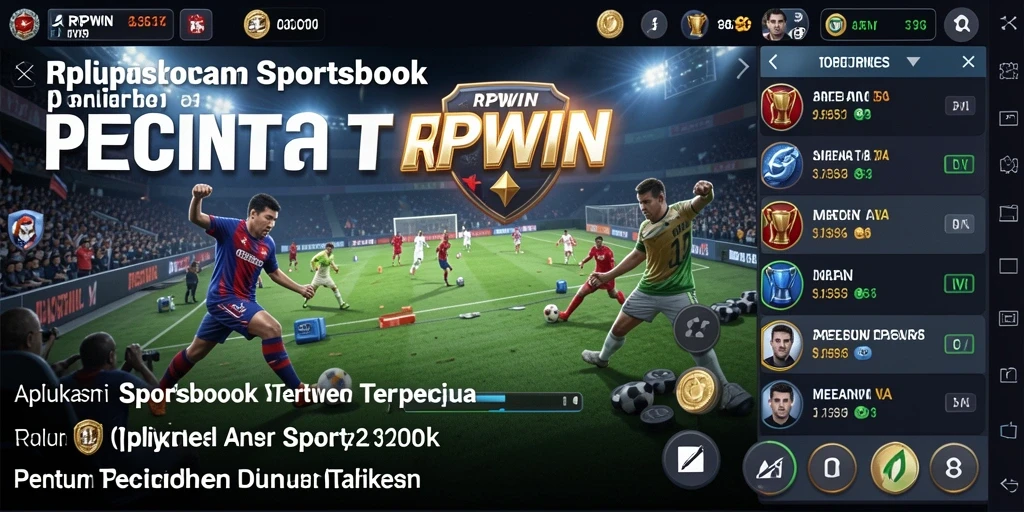 Tampilan antarmuka RPWIN yang menarik dan fungsional untuk taruhan olahraga.