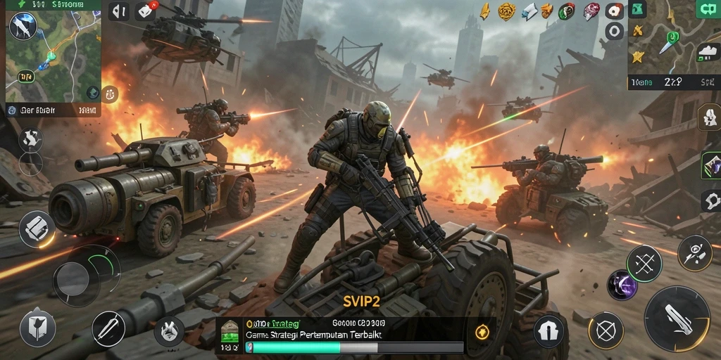 Tampilan gameplay menarik dari SVIP2 dengan pertempuran dan strategi yang mendebarkan.