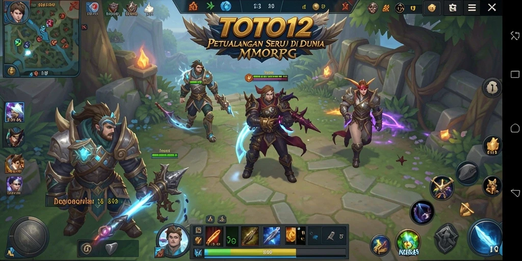 Tampak menariknya gameplay MMORPG TOTO12 yang penuh petualangan.