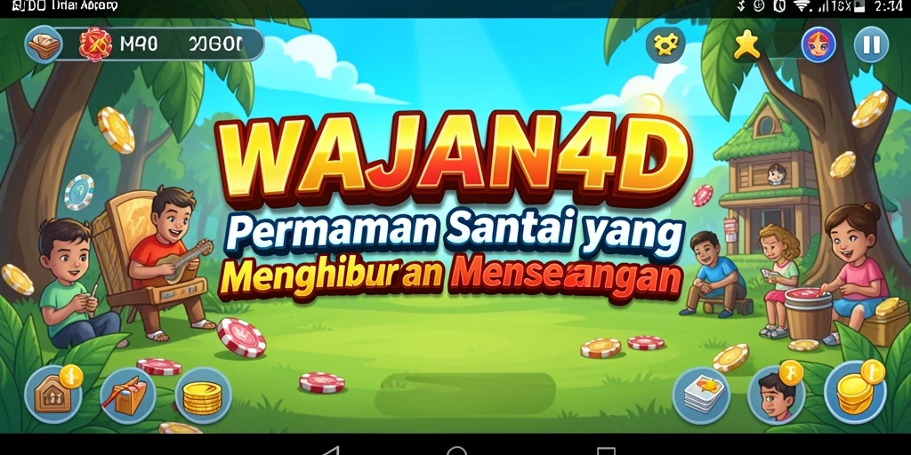 Gambaran gameplay WAJAN4D yang menyenangkan dan interaktif.